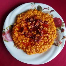 Hatay aşur (dövme), buğday ve etle keşkek