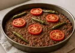 Hatay tepsi kebabı, taş fırın yemeği